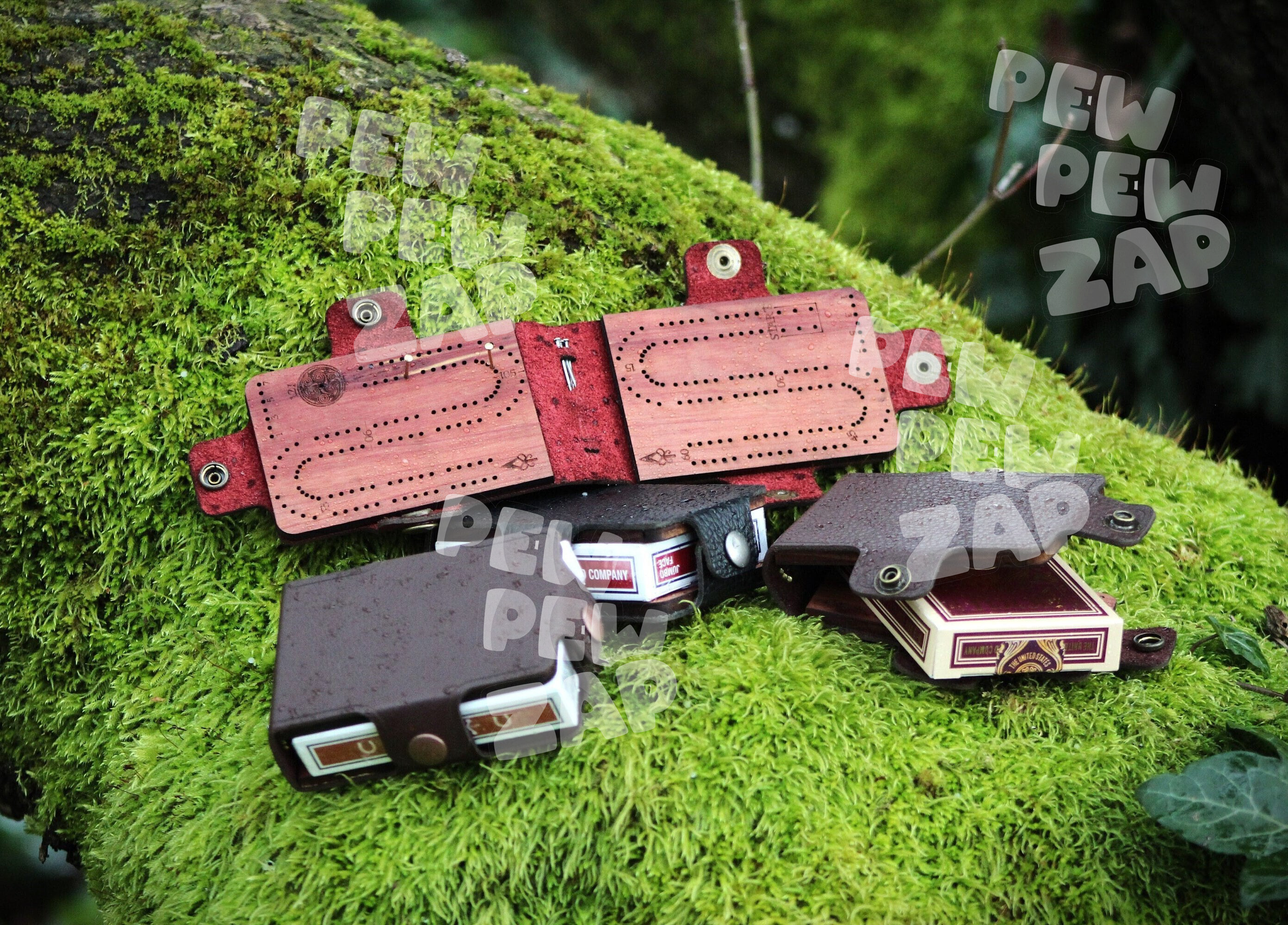 Custom Trail Trinket Travel Cribbage Board Set - Image 5